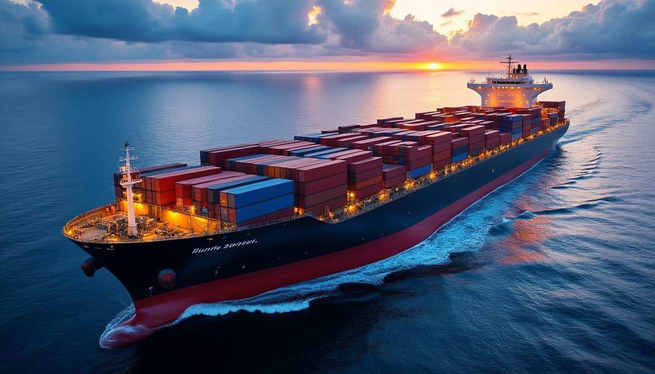 Illustration: Comment fonctionne la consommation de carburant des porte-conteneurs ?