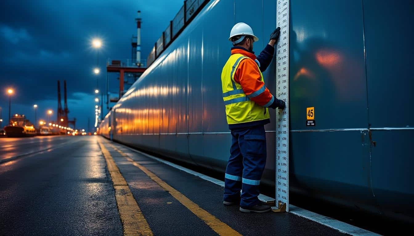 Illustration: Les dimensions exactes du conteneur 45 pieds pour bien se repérer