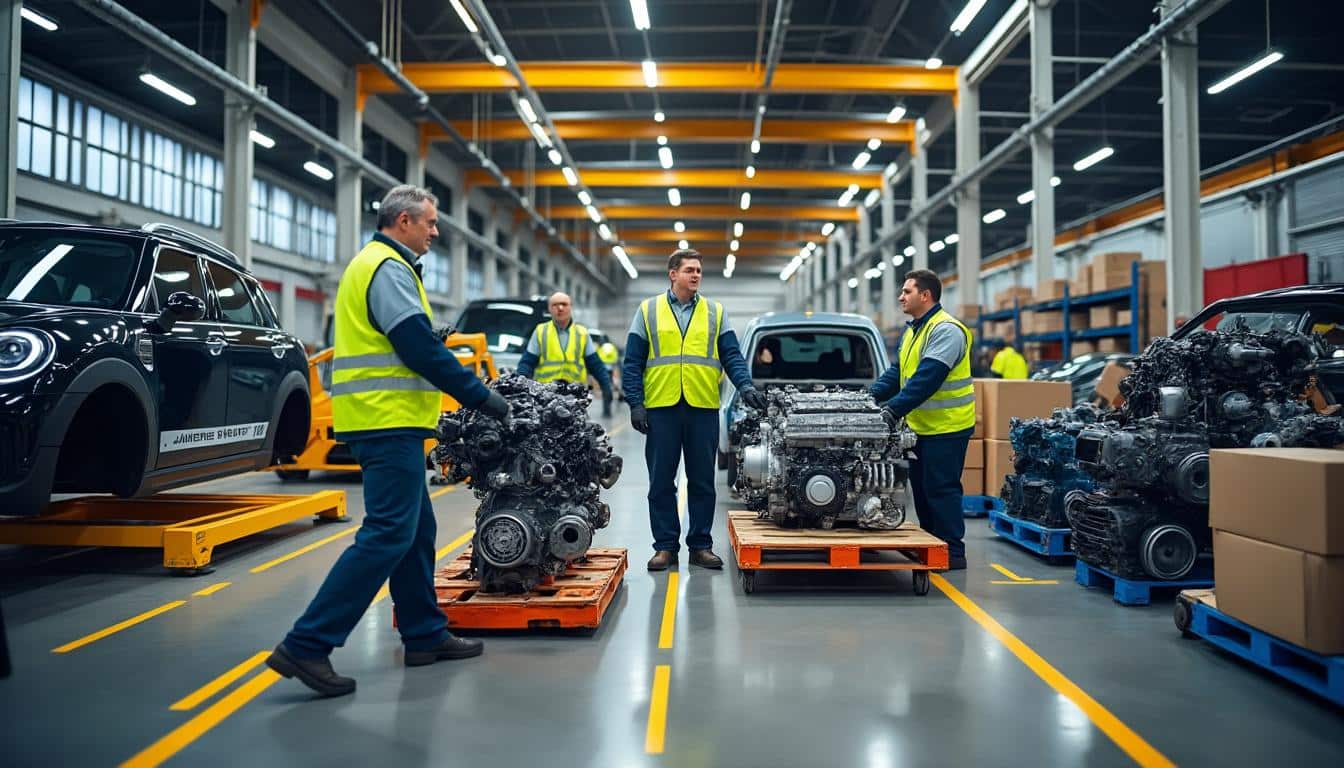 Illustration: Comprendre le fonctionnement de la logistique dans l’industrie automobile