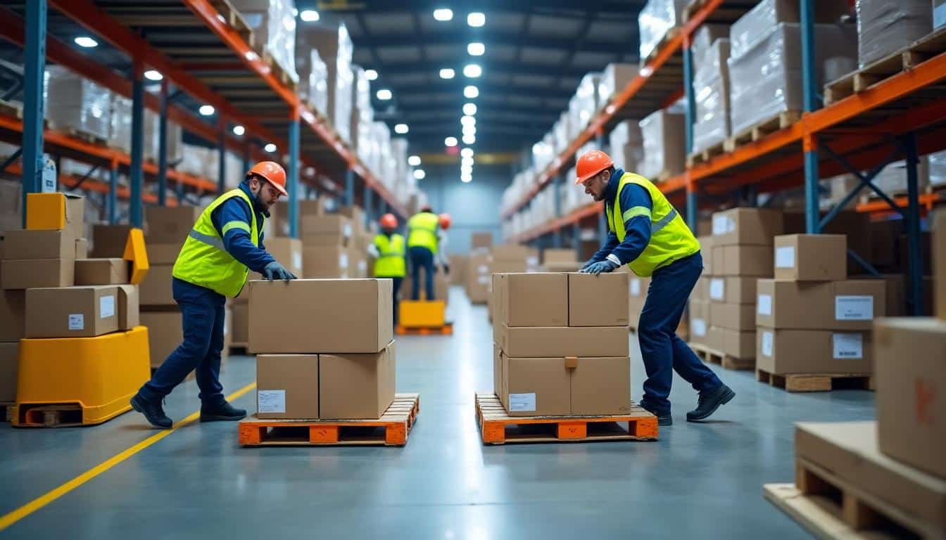 Illustration: Comprendre les principes fondamentaux de la manutention dans la chaîne logistique