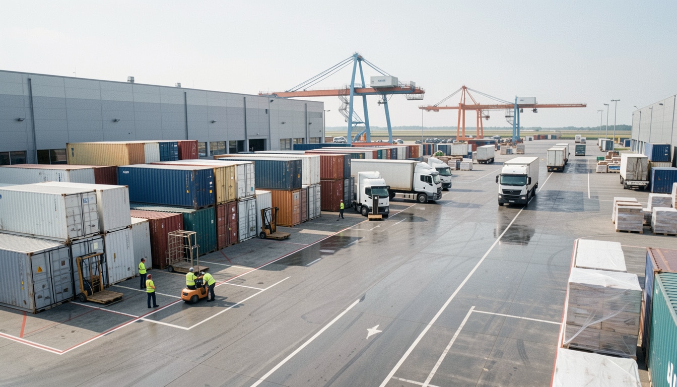 Le rôle des terminaux de fret dans la chaîne logistique