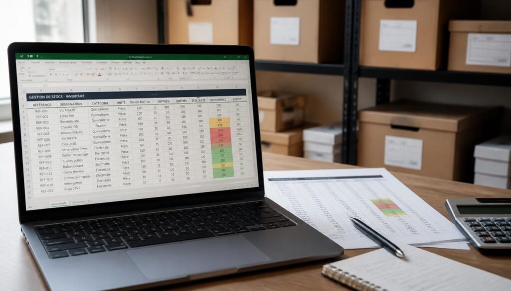 Tableau de gestion des stocks sur Excel : mode d’emploi